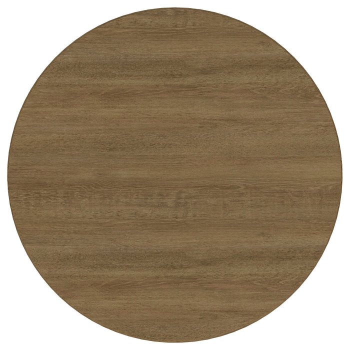 Arini 60-inch Round Wood Dining Room Table Sand Wash