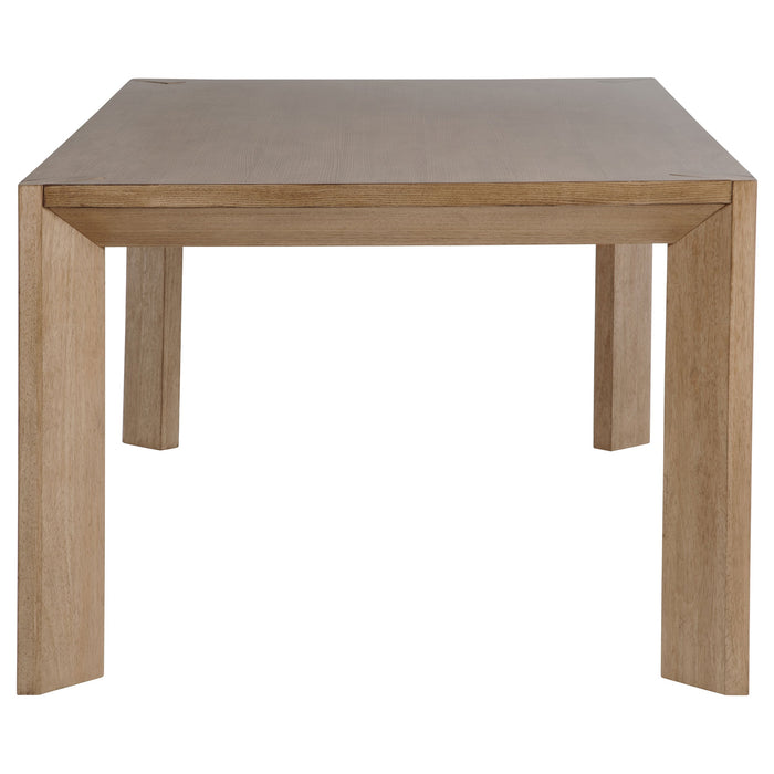 Bruner  72-inch Rectangular Dining Set Natural Brown