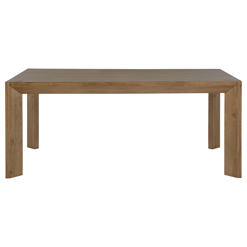Mesa de comedor rectangular de madera de 72 pulgadas Bruner marrón natural
