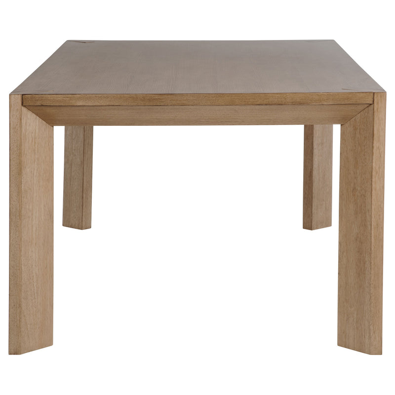 Mesa de comedor rectangular de madera de 72 pulgadas Bruner marrón natural