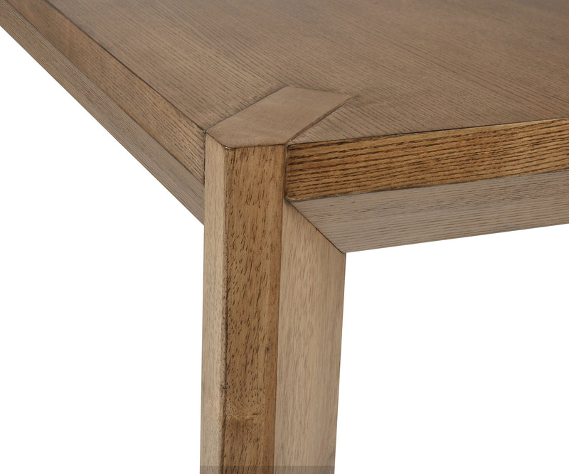 Mesa de comedor rectangular de madera de 72 pulgadas Bruner marrón natural