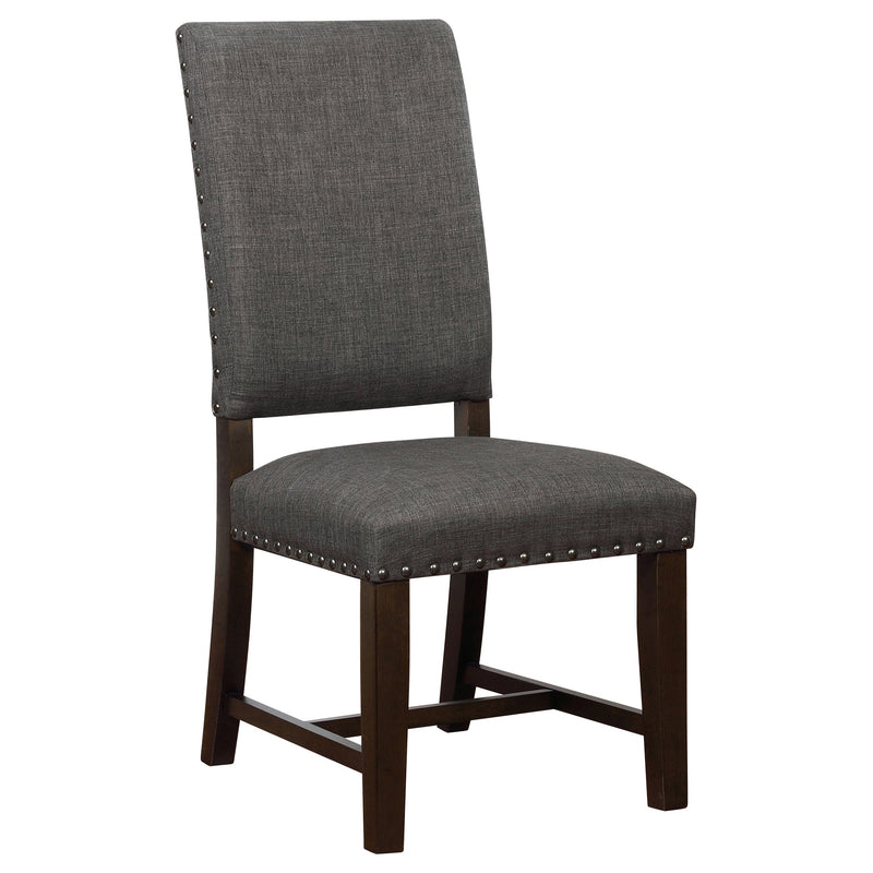 Silla de comedor auxiliar tapizada Twain (Juego de 2)