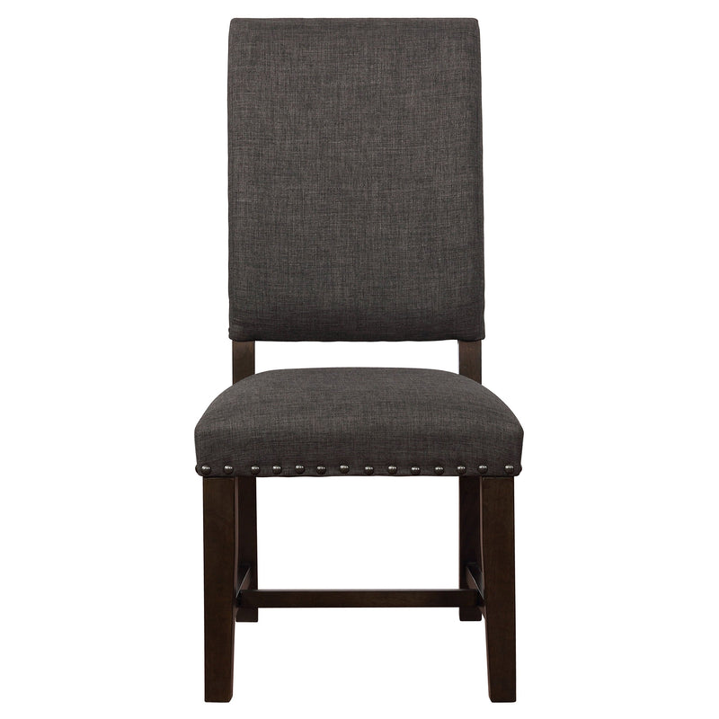 Silla de comedor auxiliar tapizada Twain (Juego de 2)