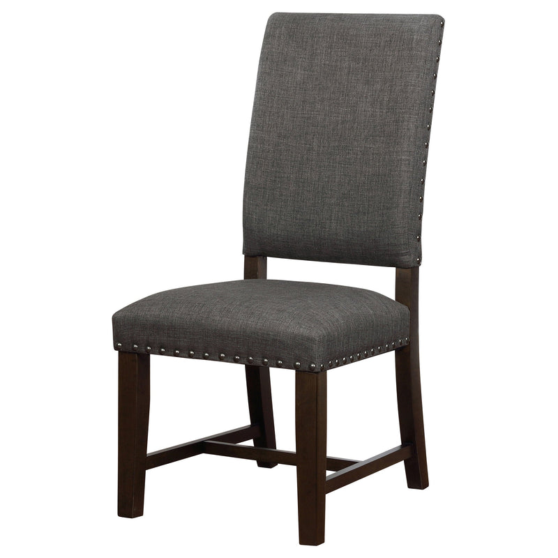 Silla de comedor auxiliar tapizada Twain (Juego de 2)