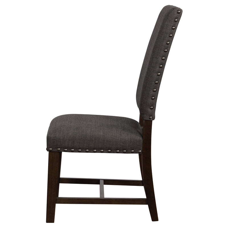 Silla de comedor auxiliar tapizada Twain (Juego de 2)