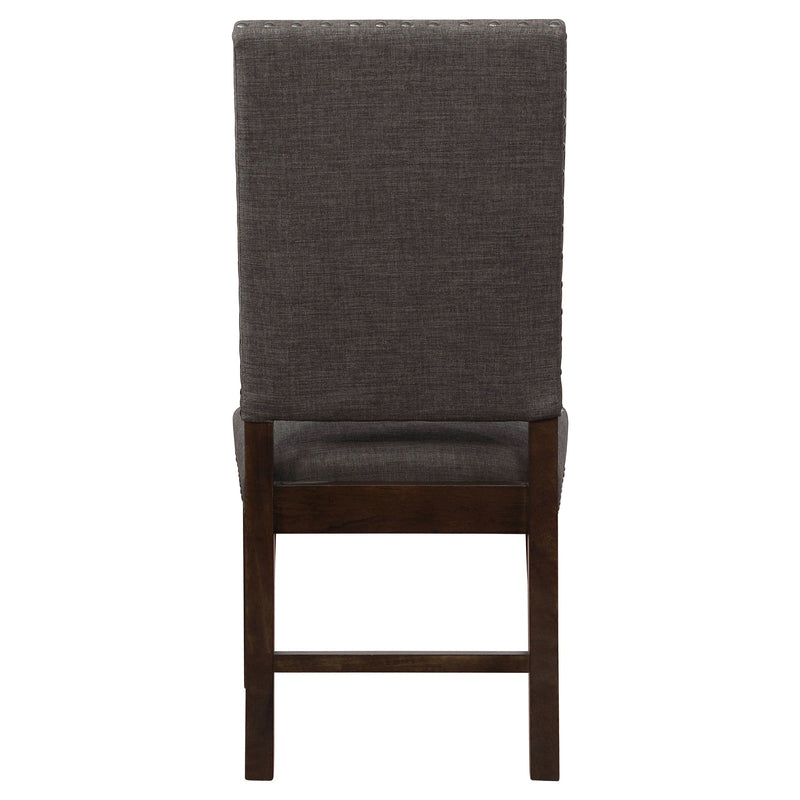 Silla de comedor auxiliar tapizada Twain (Juego de 2)