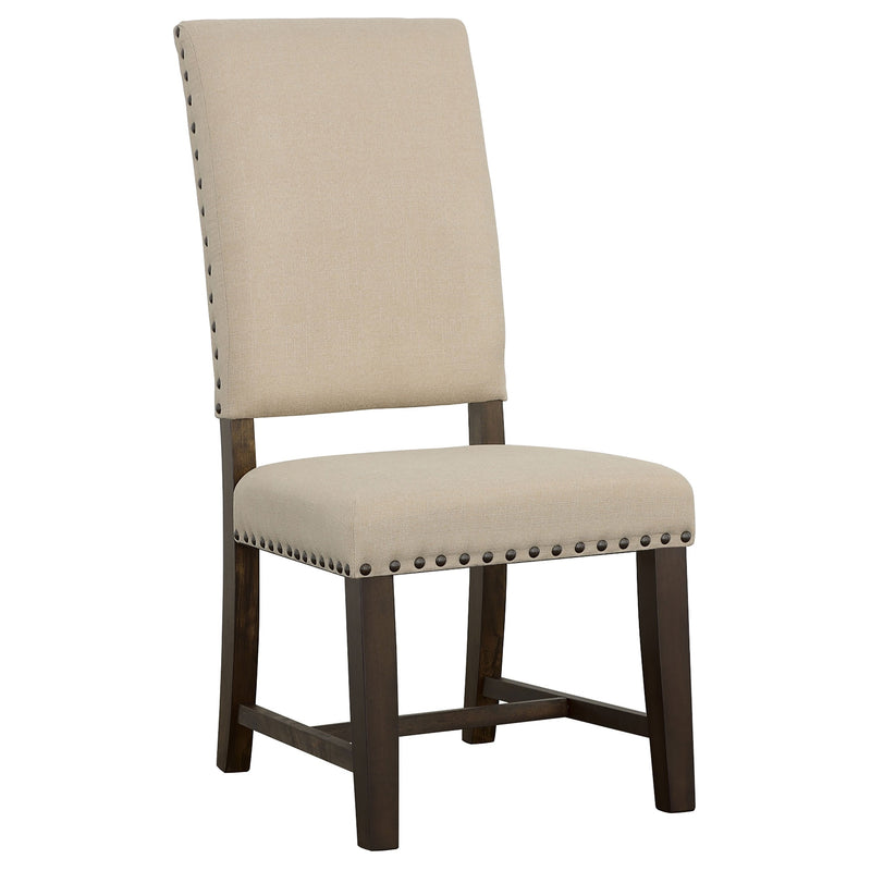 Silla de comedor auxiliar tapizada Twain (Juego de 2)
