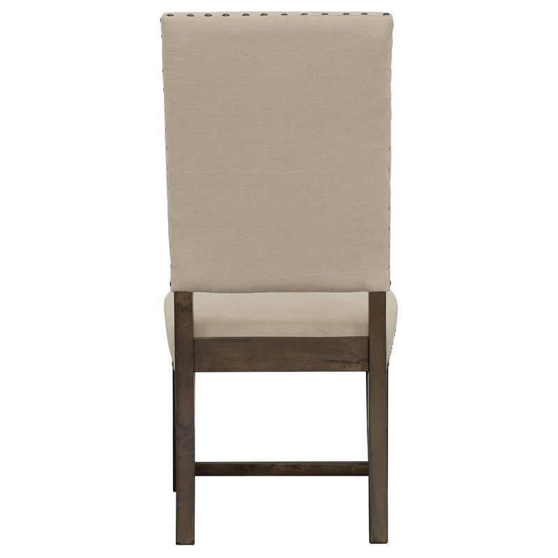 Silla de comedor auxiliar tapizada Twain (Juego de 2)