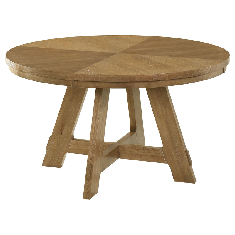 Juego de comedor de 5 piezas Danvers en roble marrón y latte