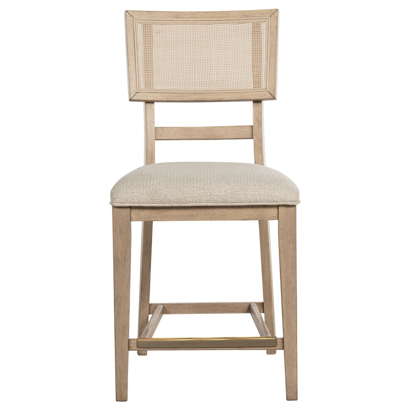 Juego de comedor Kailani de altura de mostrador con encimera de madera roble beige