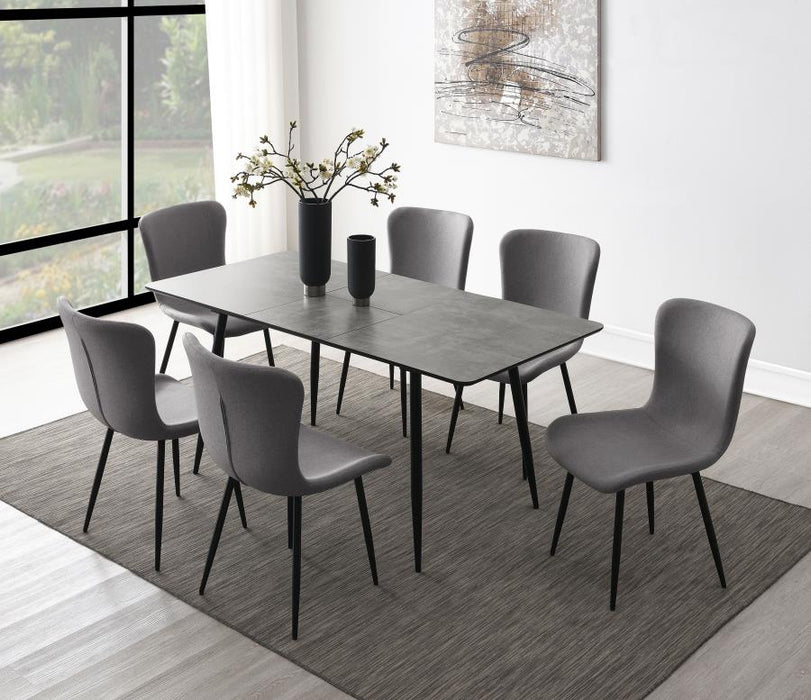 Horizon Dining Set with Extension Table Grey
