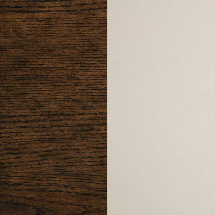 Landon 60-inch Round Dining Table Set Rich Brown