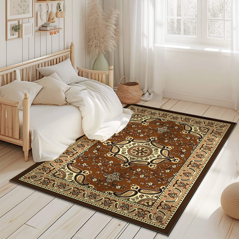 STAR Rug DESIGN 1101 Brown 8x11 (7'8x10'8")"