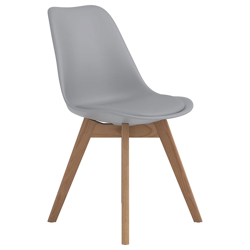 Silla de comedor lateral de polipropileno Caballo (juego de 2)
