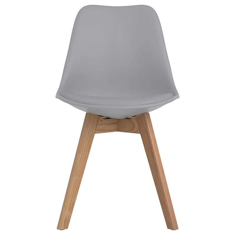 Silla de comedor lateral de polipropileno Caballo (juego de 2)