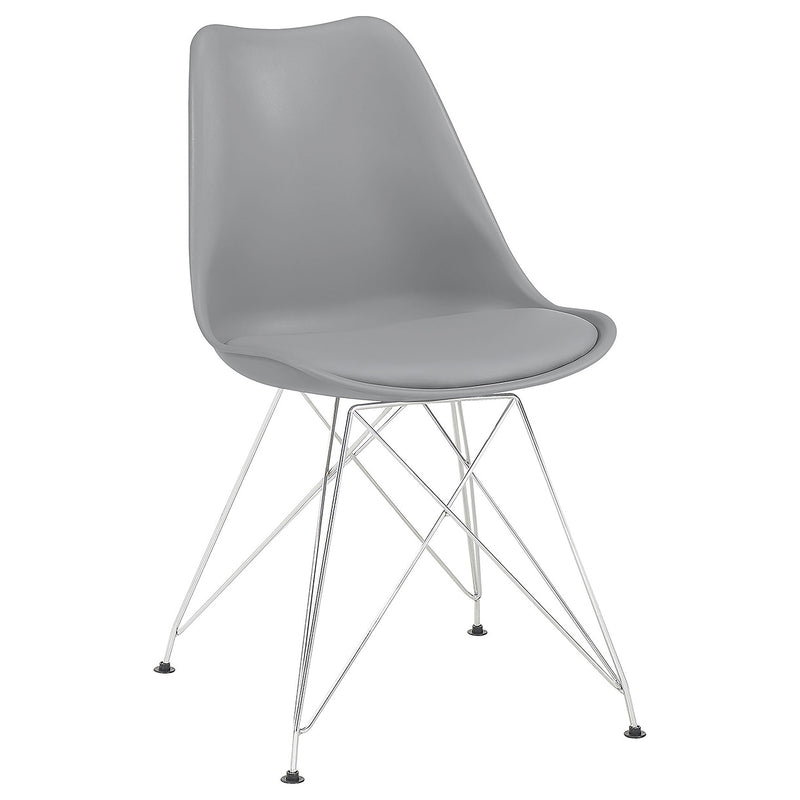 Sillas de comedor auxiliares de polipropileno Juniper (juego de 2)