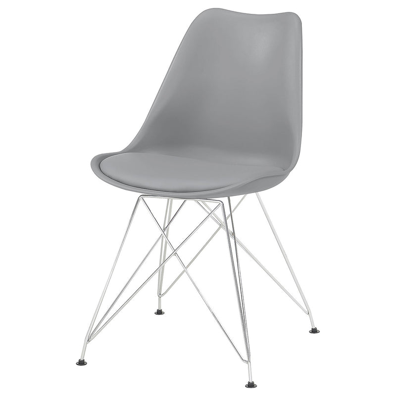 Sillas de comedor auxiliares de polipropileno Juniper (juego de 2)