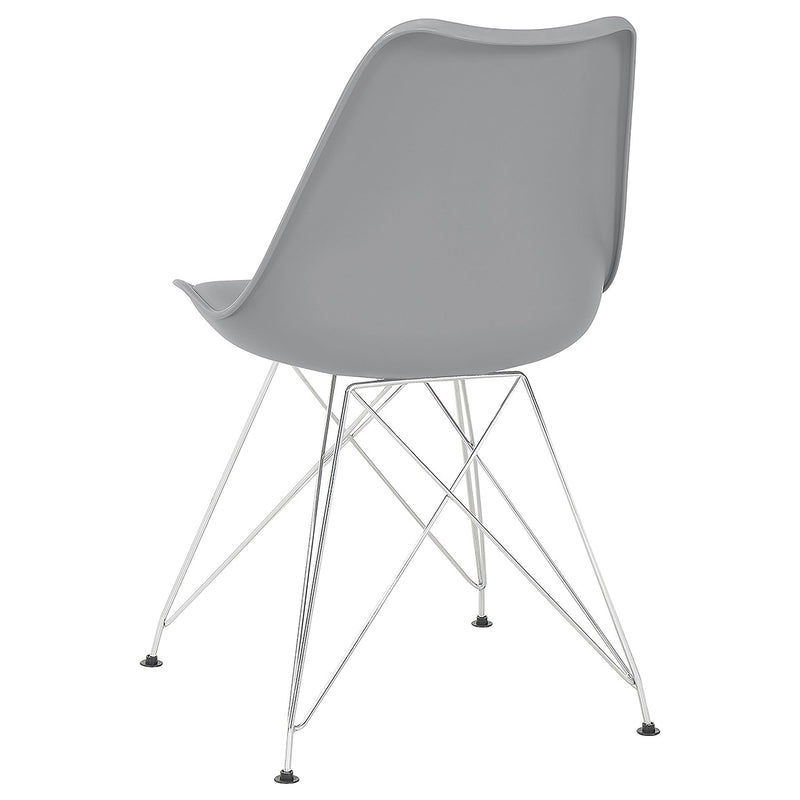 Sillas de comedor auxiliares de polipropileno Juniper (juego de 2)