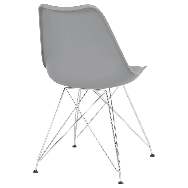 Sillas de comedor auxiliares de polipropileno Juniper (juego de 2)