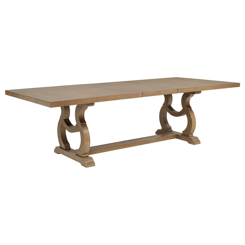 Mesa de comedor Brockway de 104 pulgadas con extensión