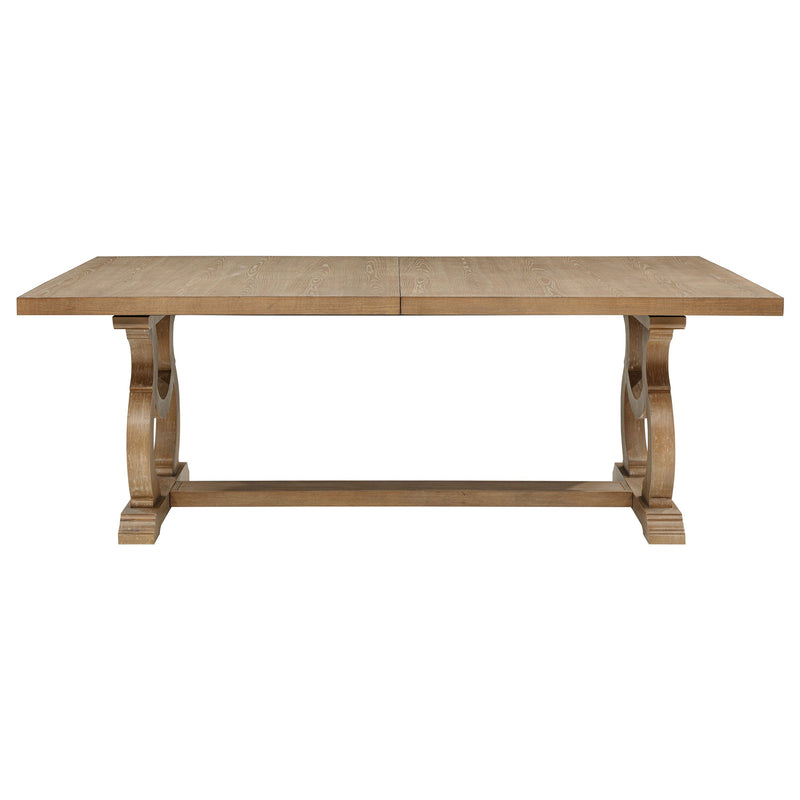 Mesa de comedor Brockway de 104 pulgadas con extensión
