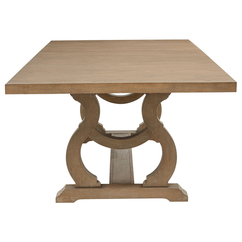 Mesa de comedor Brockway de 104 pulgadas con extensión