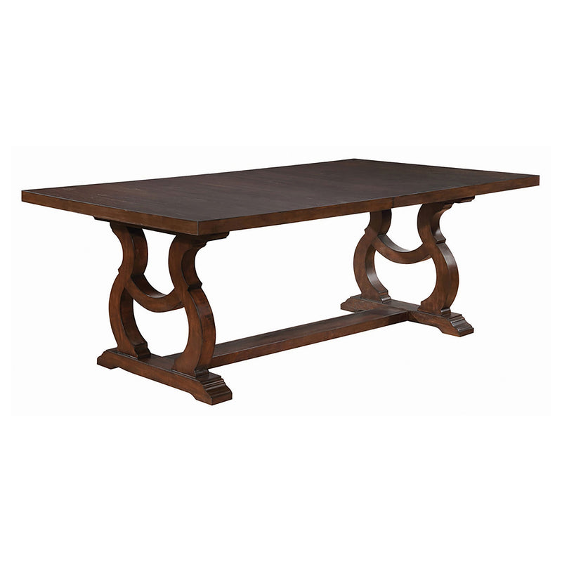 Mesa de comedor Brockway de 104 pulgadas con extensión