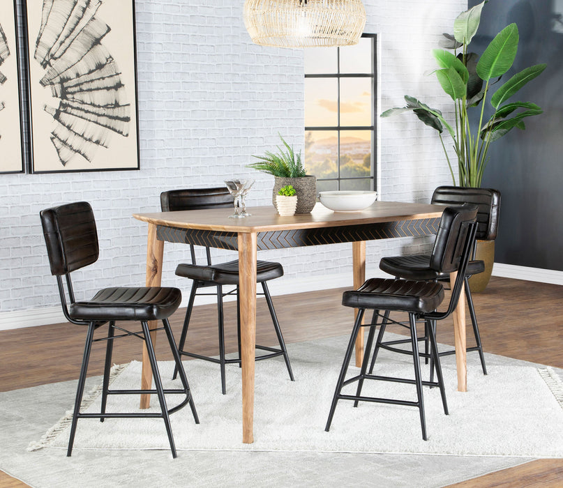 Partridge  Counter Dining Set Sheesham and Camel