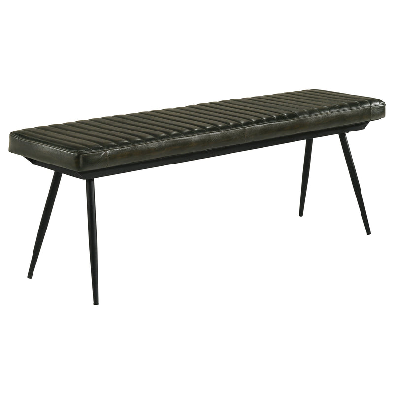 Misty Leather Upholstered Dining Bench