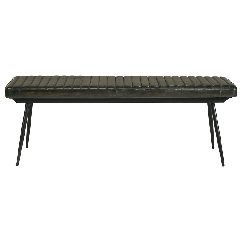 Misty Leather Upholstered Dining Bench