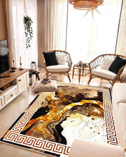 Contempo Rug Design 1111 Grey 7 Foot Round (6'6x6'6" Round)"