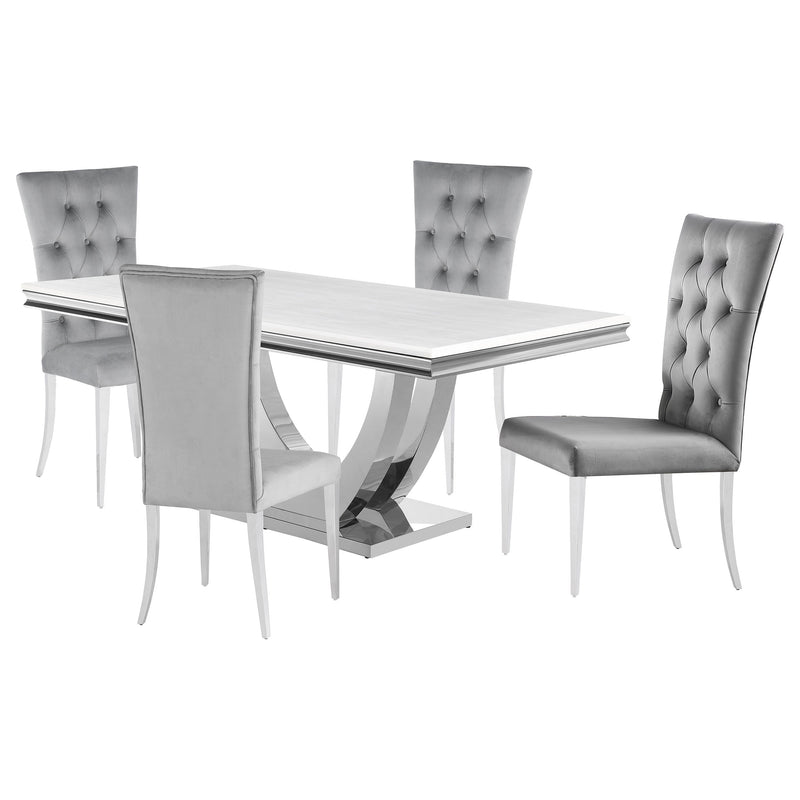 Juego de comedor rectangular Kerwin