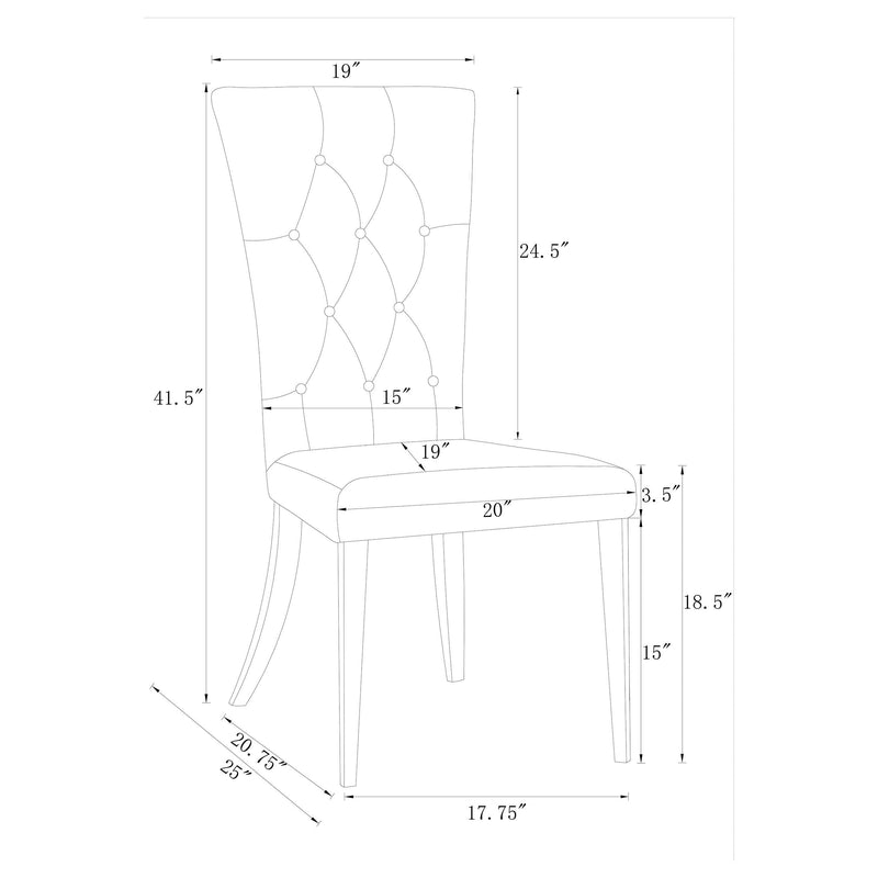 Juego de comedor rectangular Kerwin