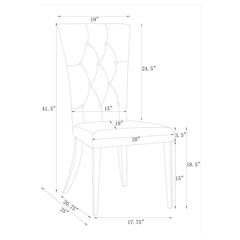 Juego de comedor rectangular Kerwin