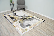 Contempo Rug Design 1111 Black 10x13 (9'2x12'5")"