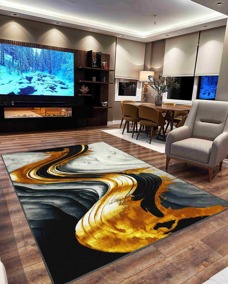 Contempo Rug Design 1112 Green 8x11 (7'8x10'8")"