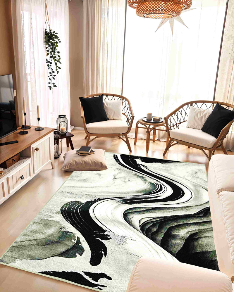 Contempo Rug Design 1112 Grey 2x8 Runner (2'6x7'9")"