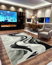 Contempo Rug Design 1112 Grey 5x8 (5'2x7'5")"