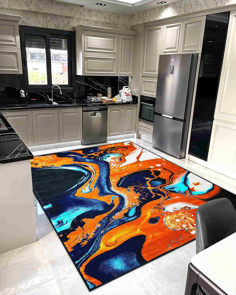 Contempo Rug Design 1113 Terracotta 5x8 (5'2x7'5")"