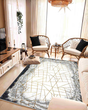 Contempo Rug Design 1115 Grey 5x8 (5'2x7'5")"