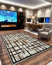 STAR Rug DESIGN 1118 Beige 5x8 (5'2x7'5")"