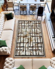 STAR Rug DESIGN 1118 Beige 8x11 (7'8x10'8")"