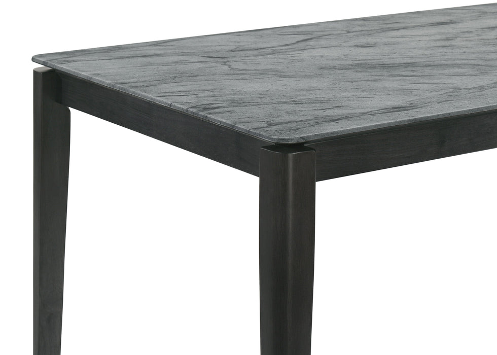 Stevie  Rectangular Dining Set Grey and Black