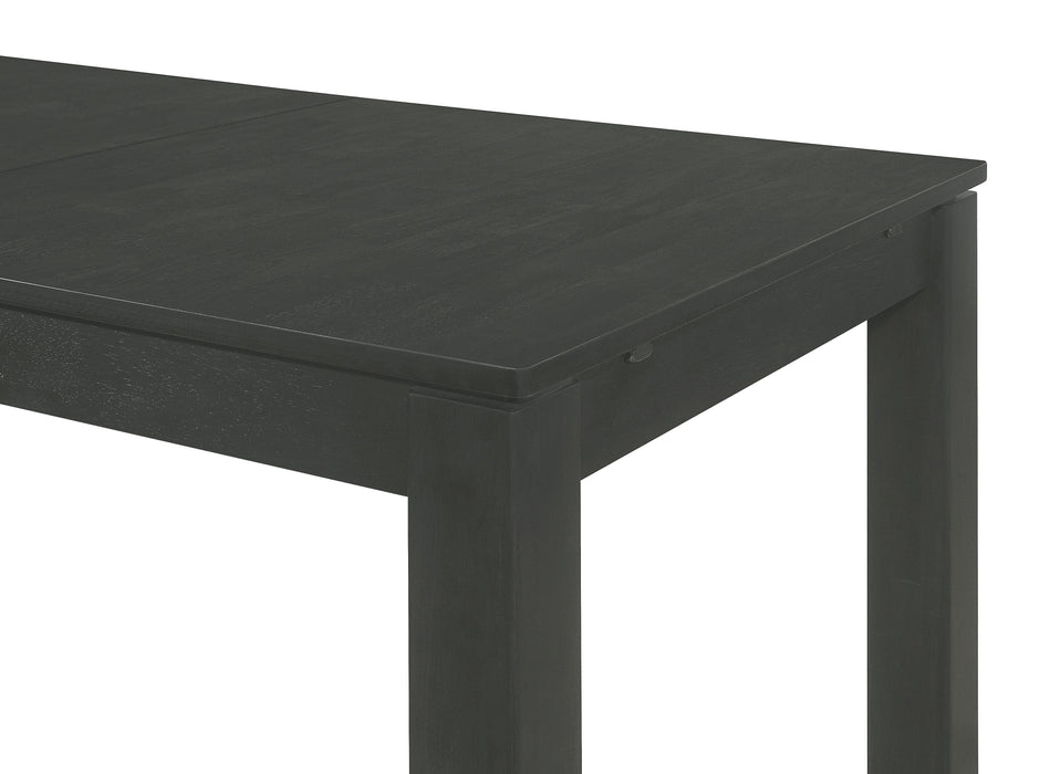 Jakob  Rectangular Dining Set Grey and Black