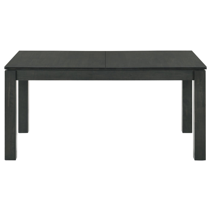 Jakob  Rectangular Dining Set Grey and Black