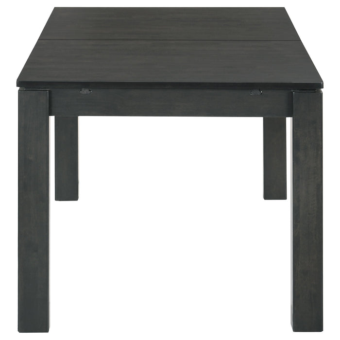 Jakob  Rectangular Dining Set Grey and Black