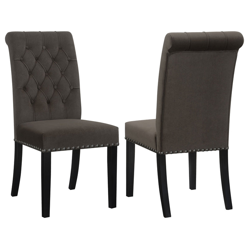 Alana Fabric Upholstered Dining Side Chair (Set of 2)