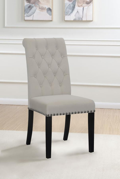 Alana Fabric Upholstered Dining Side Chair (Set of 2)