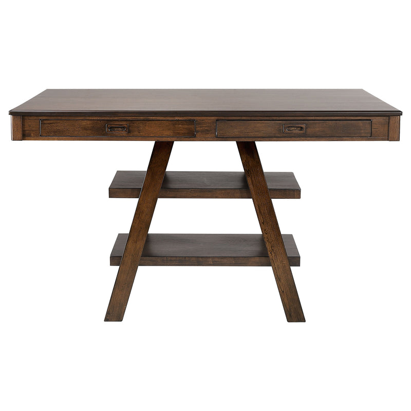 Juego de comedor rectangular de 5 piezas Dewey Nogal