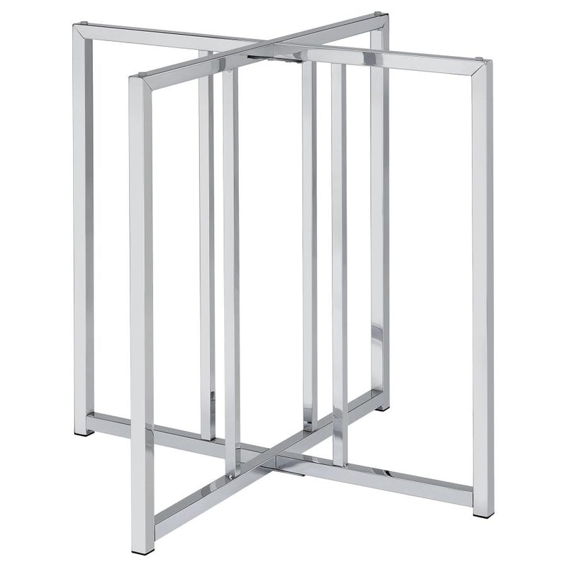 Pace Geometric Metal Dining Table Base